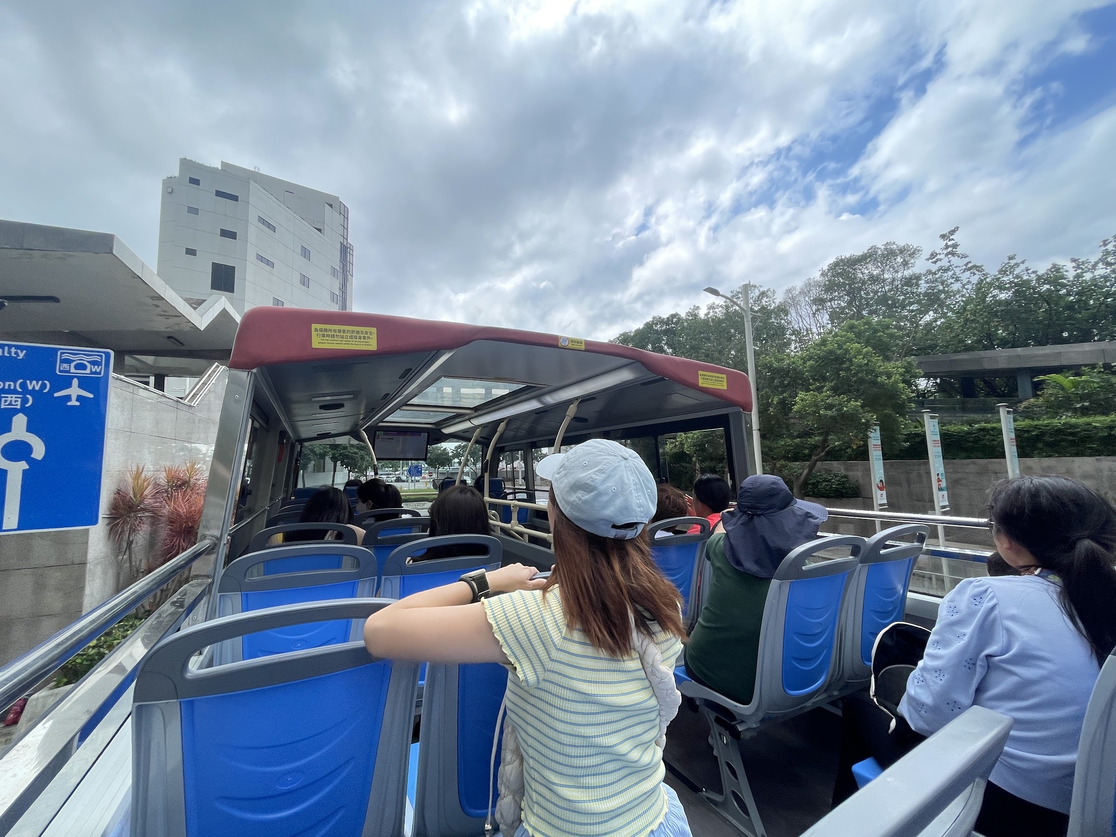 香港人力觀光巴士上層