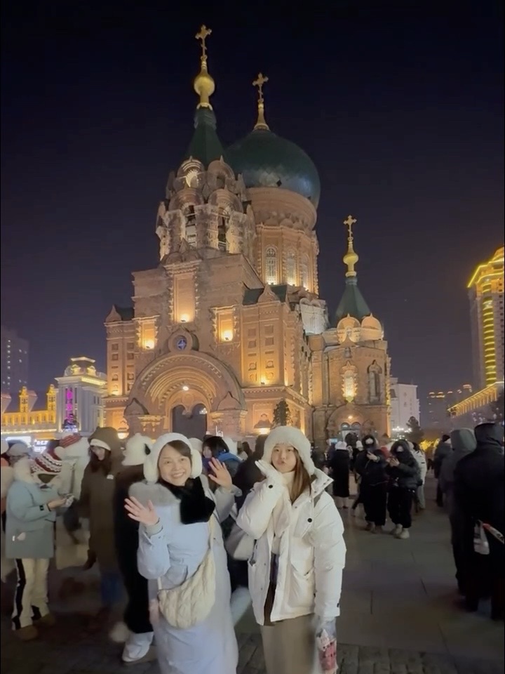 夜晚聖索菲亞教堂