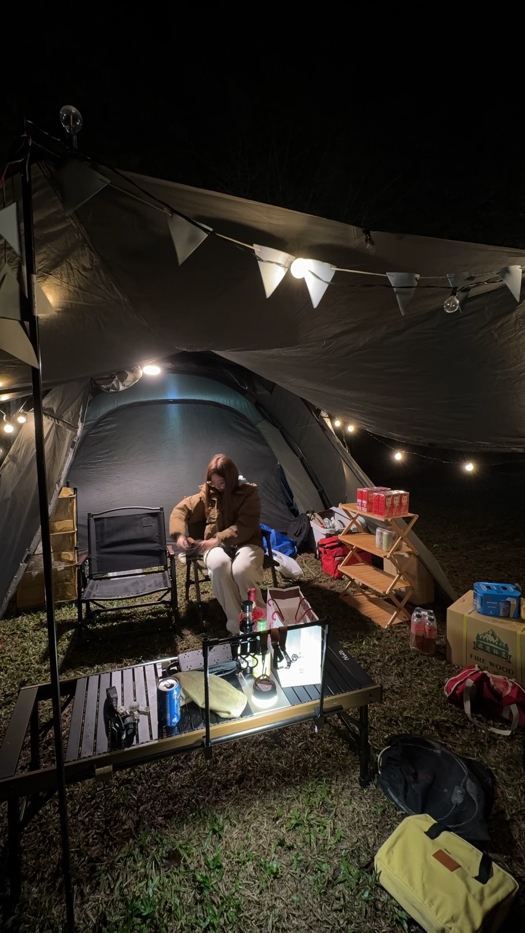 夜衝搭KZM LB帳篷