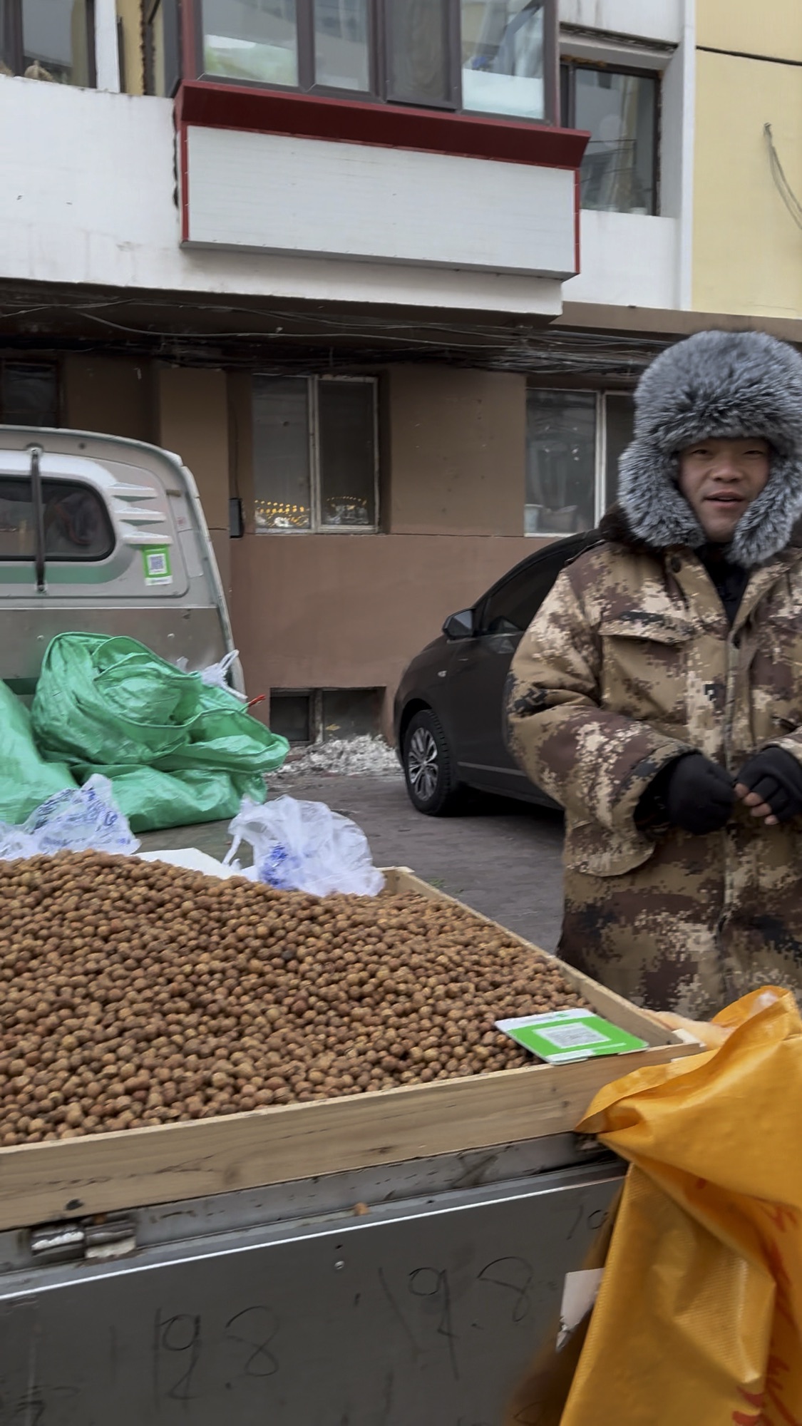 哈爾濱安靜街早市