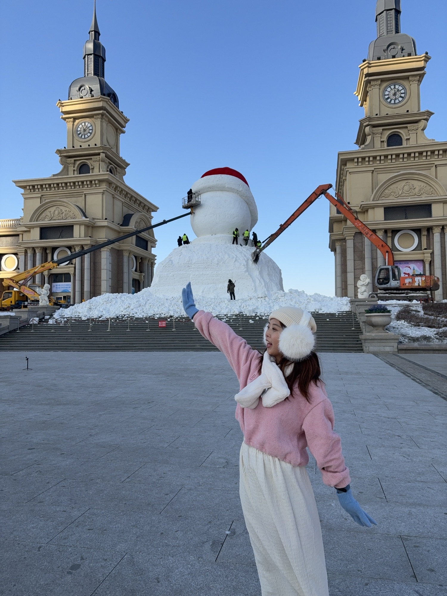 音樂長廊大雪人