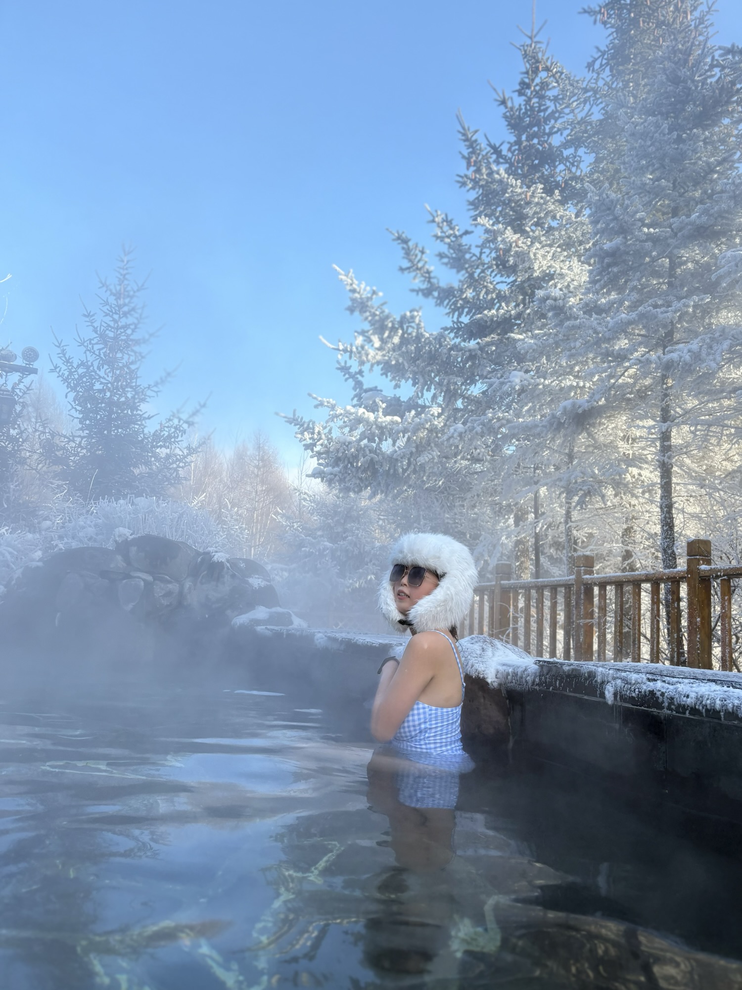 長白山戶外溫泉