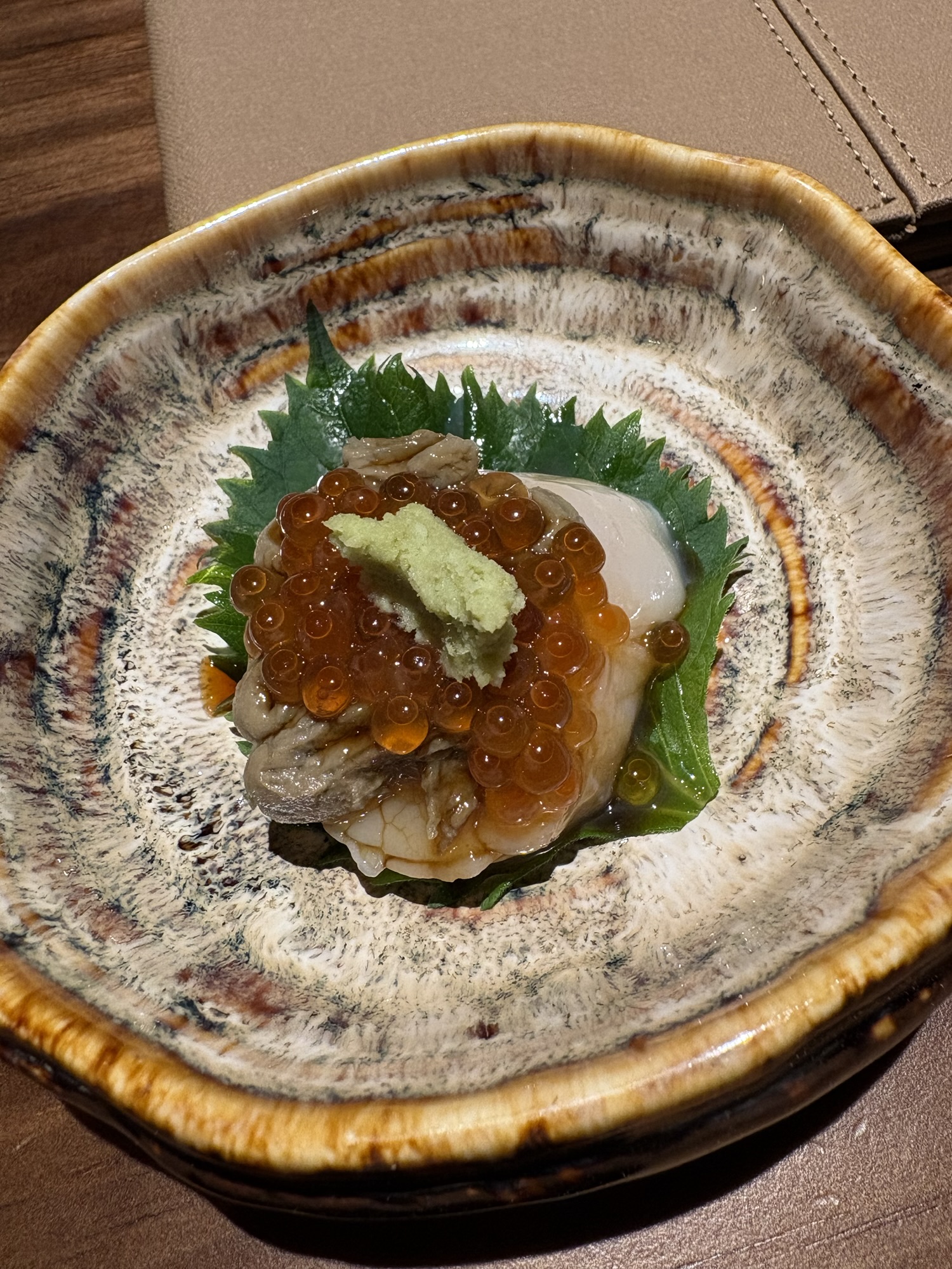 巢su 蟹膏干貝刺身