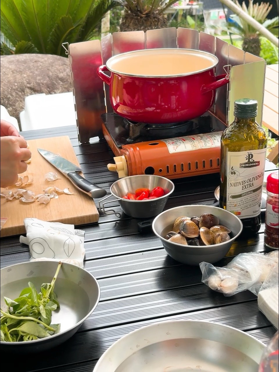 小路露營區 備菜