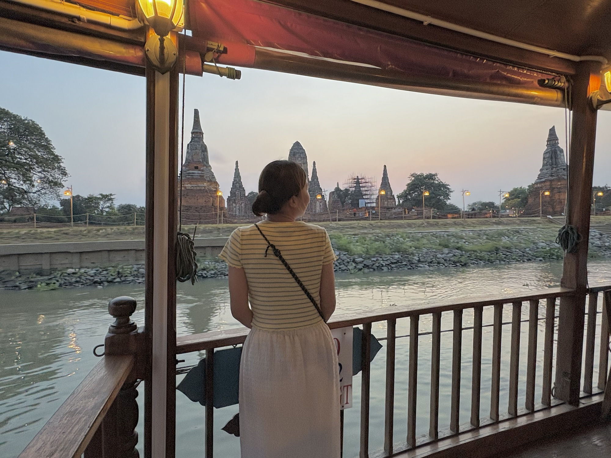 古米船遊大城河